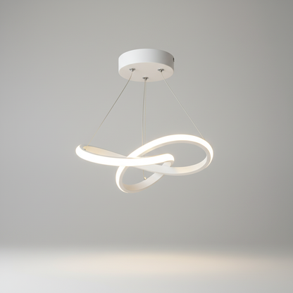 Golfvormige LED-plafondlamp met afstandsbediening - Modern design