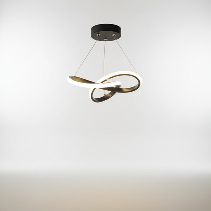 Golfvormige LED-plafondlamp met afstandsbediening - Modern design