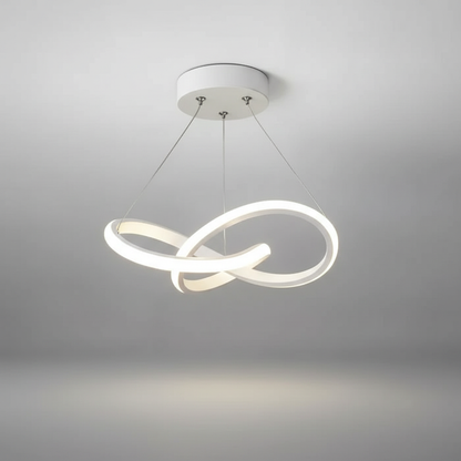 Golfvormige LED-plafondlamp met afstandsbediening - Modern design