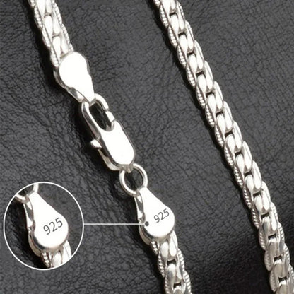 Zilveren GeluksKetting – 925 Sterling Zilveren Halsketting voor Tijdloze Eleganties