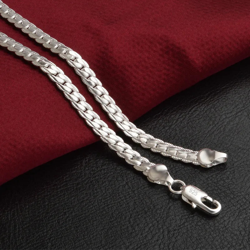 Zilveren GeluksKetting – 925 Sterling Zilveren Halsketting voor Tijdloze Eleganties