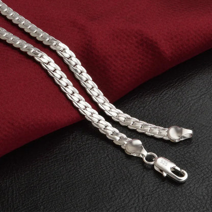 Zilveren GeluksKetting – 925 Sterling Zilveren Halsketting voor Tijdloze Eleganties