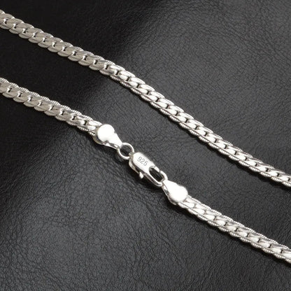 Zilveren GeluksKetting – 925 Sterling Zilveren Halsketting voor Tijdloze Eleganties