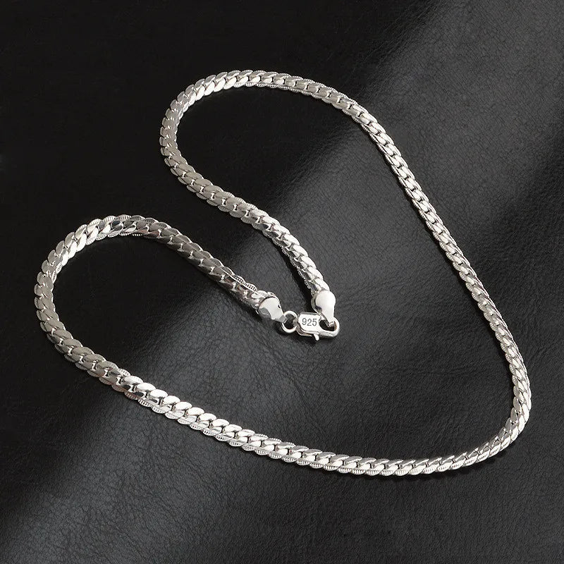 Zilveren GeluksKetting – 925 Sterling Zilveren Halsketting voor Tijdloze Eleganties