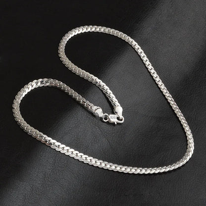 Zilveren GeluksKetting – 925 Sterling Zilveren Halsketting voor Tijdloze Eleganties