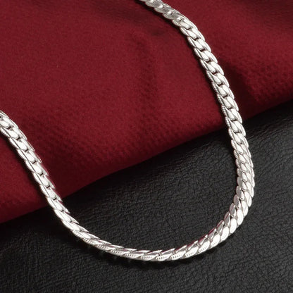 Zilveren GeluksKetting – 925 Sterling Zilveren Halsketting voor Tijdloze Eleganties