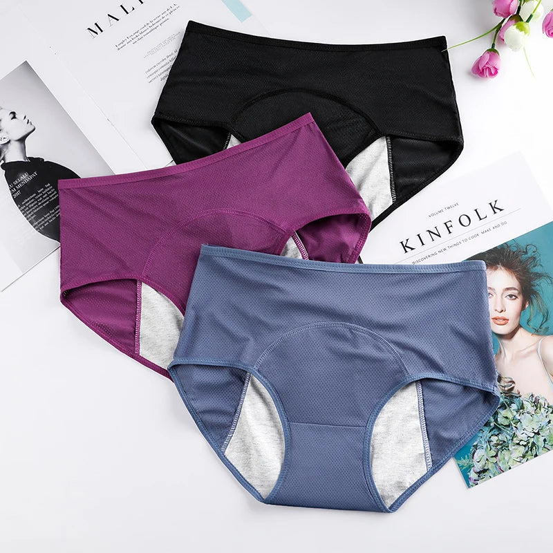 Elegant Dames Ondergoed met Lekvrije Technologie – Aurora ComfortSlip