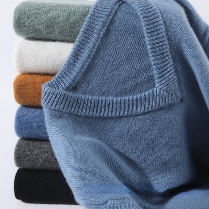 KasjmierTrui EleganceHeren – luxe zachte herentrui voor elke gelegenheid