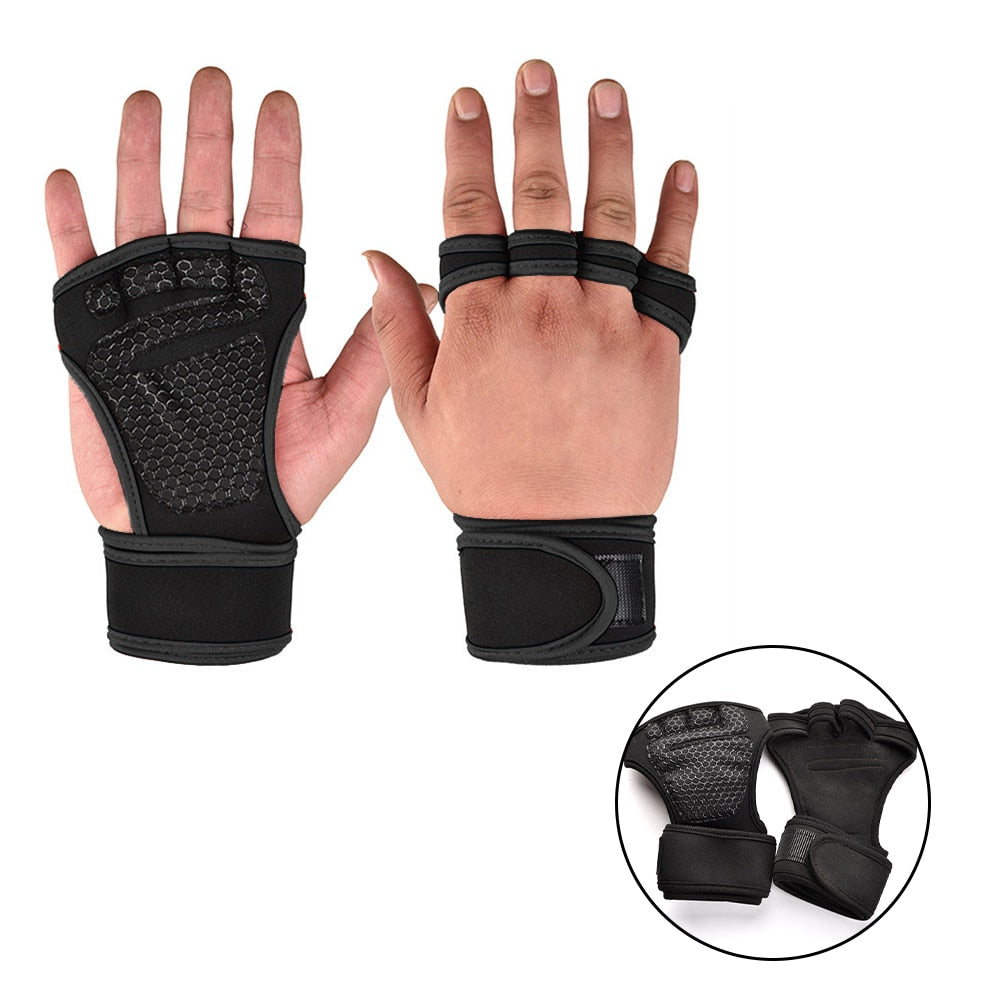 Ademende Grip Trainingshandschoenen voor Fitness en Gewichtheffen