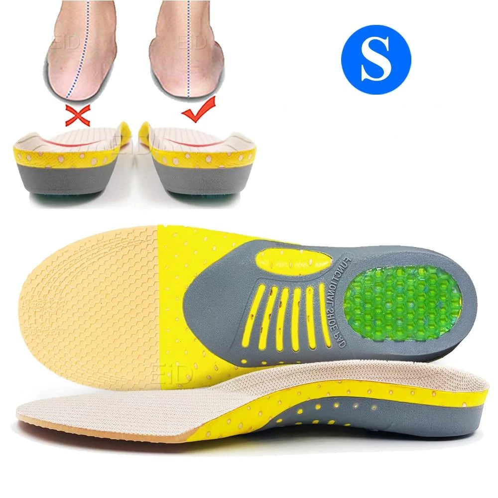 Gel EVA Hardloop Inlegzolen met Voetboogsteun - Demping & Hielkom - Maat 35-45