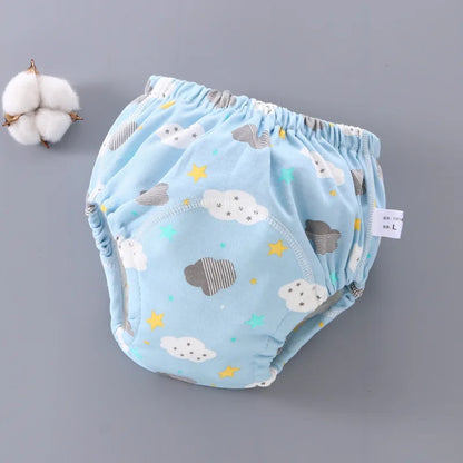 Herbruikbare Trainingsbroekjes voor Baby’s – Comfortabele Katoenen Luiers met 6-laagse Bescherming – Potty Training