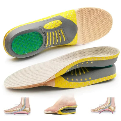 Gel EVA Hardloop Inlegzolen met Voetboogsteun - Demping & Hielkom - Maat 35-45