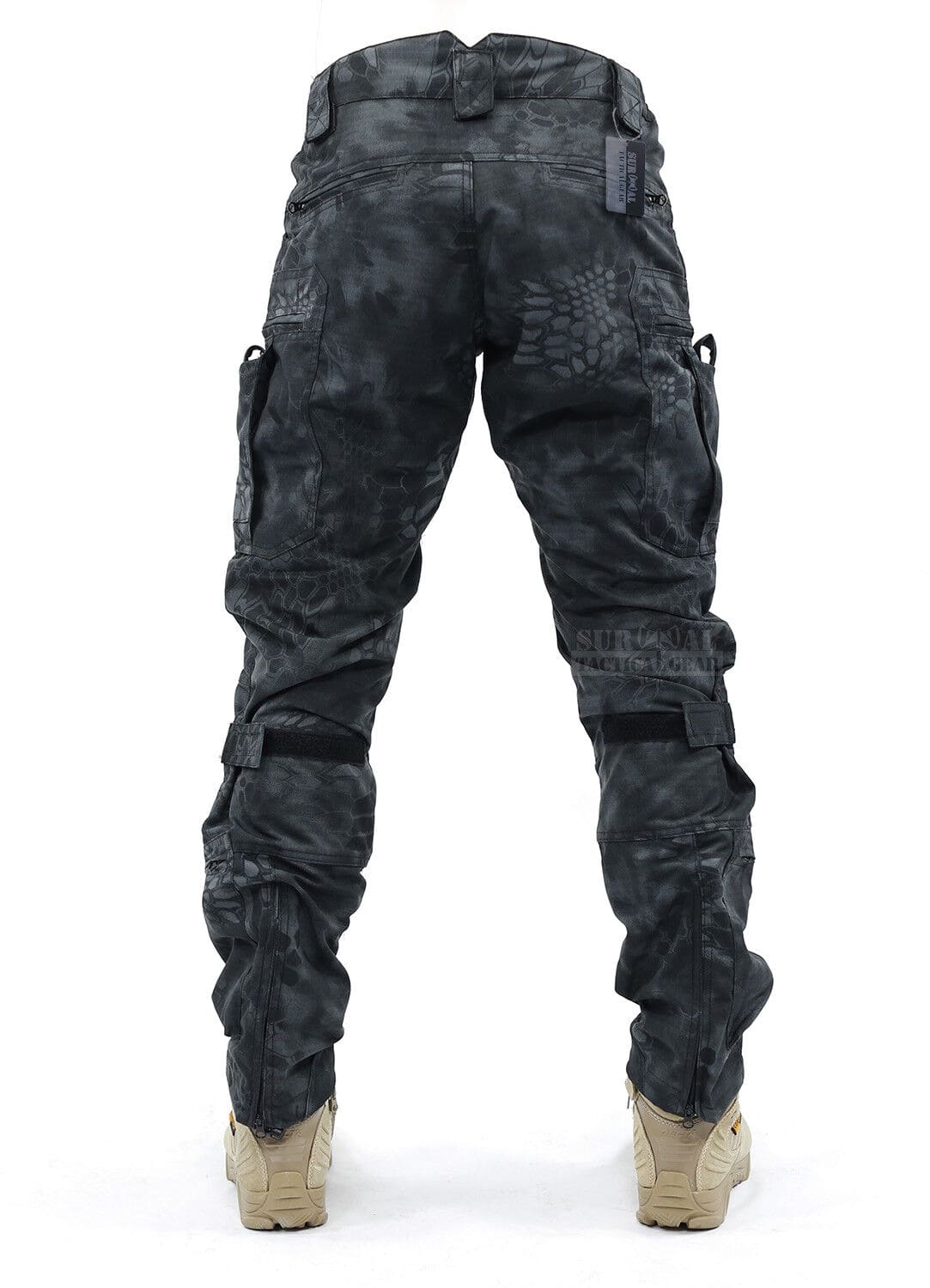Heren Cargo Broek - Praktische Kniebescherming - Met Extra Vakken - Voor een Functionele en Comfortabele Look
