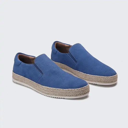 Varedo herenschoenen van suède – Luxe instappers met leren binnenzool