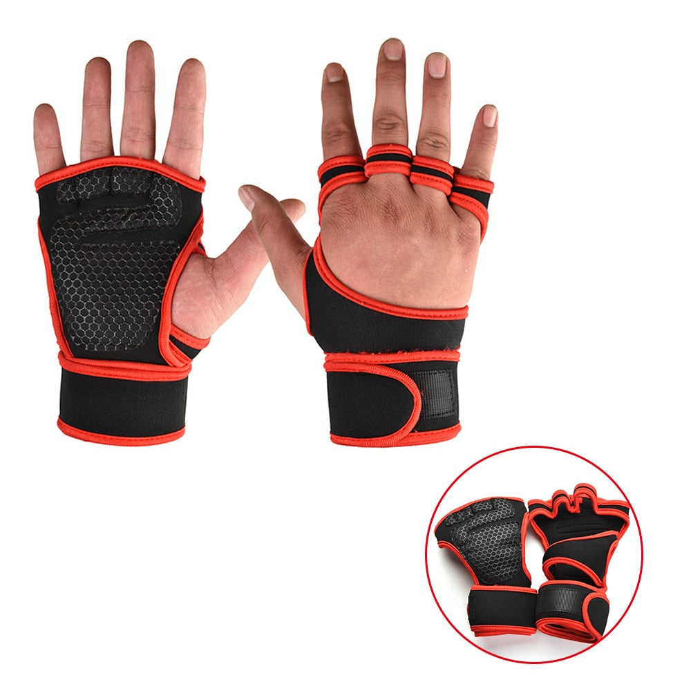 Ademende Grip Trainingshandschoenen voor Fitness en Gewichtheffen