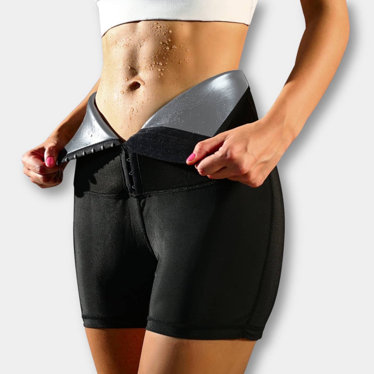 ZweetFit TailleVormer – Hoge Taille Sauna Legging met Tailletrainer voor Vrouwen