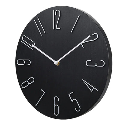 Silencio Moderne Stille Wandklok – Minimalistisch Design met Quartz Uurwerk