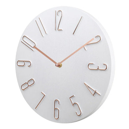 Silencio Moderne Stille Wandklok – Minimalistisch Design met Quartz Uurwerk