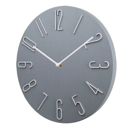 Silencio Moderne Stille Wandklok – Minimalistisch Design met Quartz Uurwerk