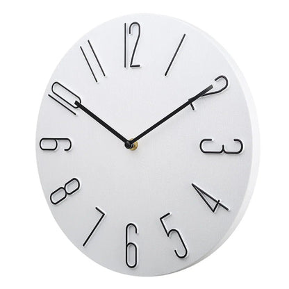 Silencio Moderne Stille Wandklok – Minimalistisch Design met Quartz Uurwerk
