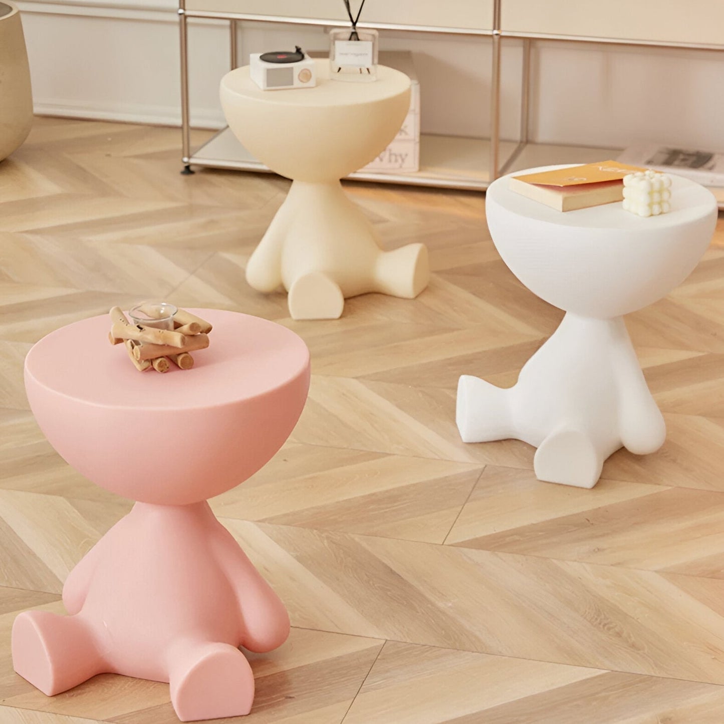 Ronde Salontafel – Elegante Bijzettafel voor Woonkamer en Interieur
