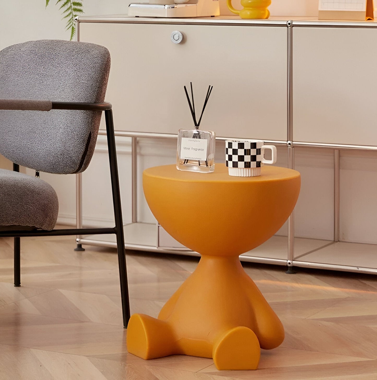 Ronde Salontafel – Elegante Bijzettafel voor Woonkamer en Interieur