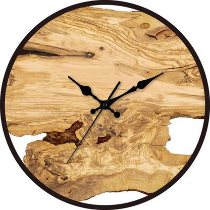 Houten Wandklok | Rustiek Design | Moderne Tijdloze Decoratie