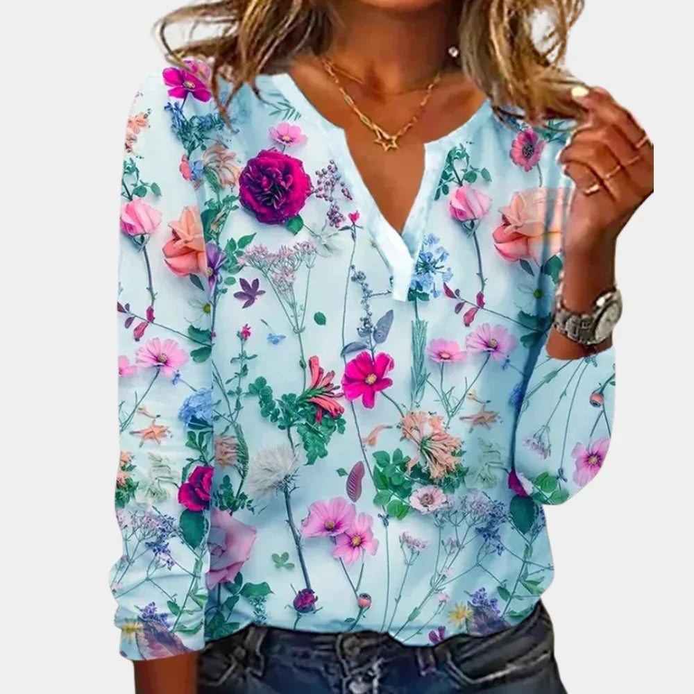 Hoymans Maelle – Casual Gebloemde Blouse