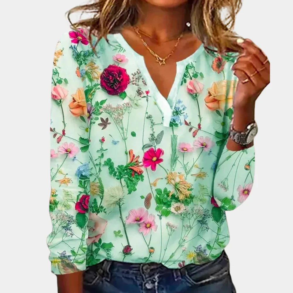 Hoymans Maelle – Casual Gebloemde Blouse