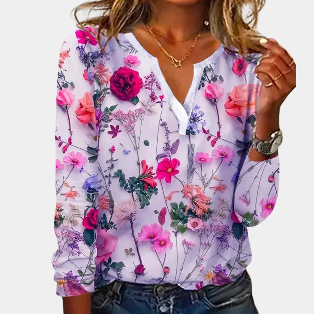 Hoymans Maelle – Casual Gebloemde Blouse