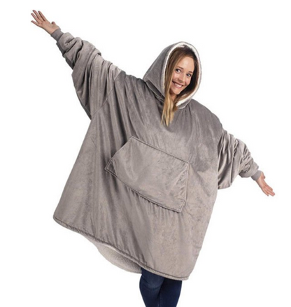 ICEY - Fleece Hoodie Deken Voor De WINTER