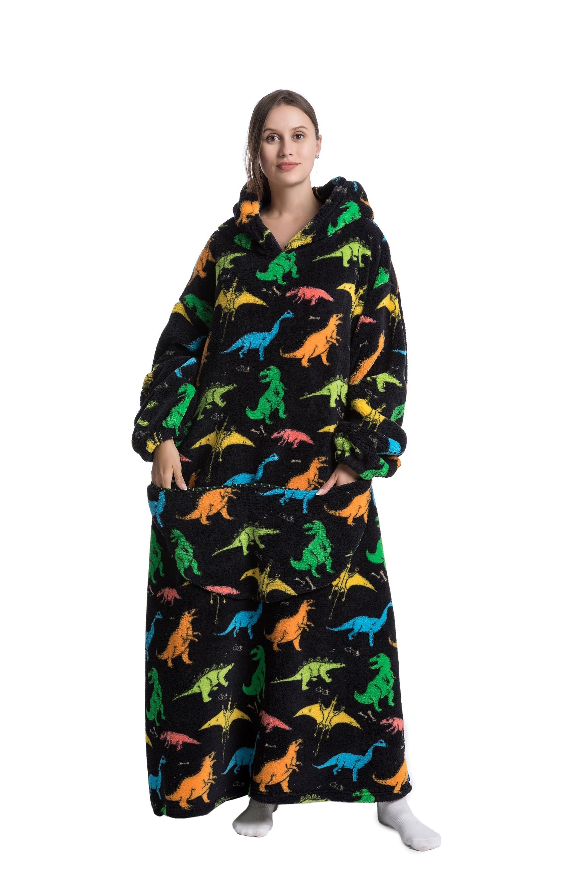 ICEY - Fleece Hoodie Deken Voor De WINTER