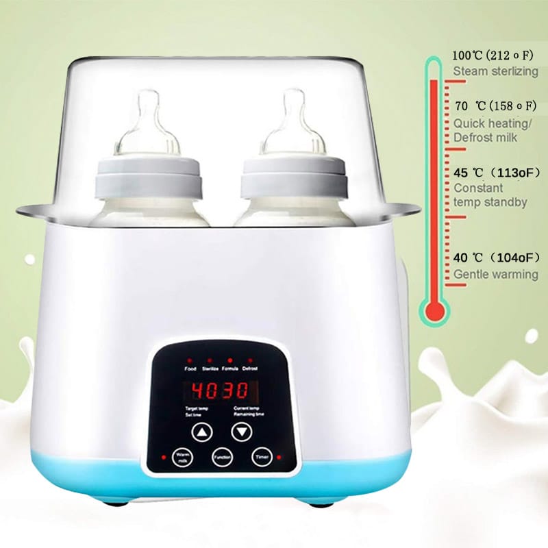 Multifunctionele Babyfles Verwarmer & Sterilisator 6-in-1