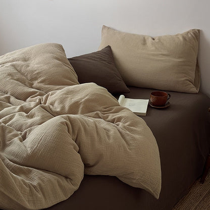 Premium Katoenen Beddengoed Set - 100% Katoen in 3 Maten