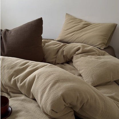 Premium Katoenen Beddengoed Set - 100% Katoen in 3 Maten