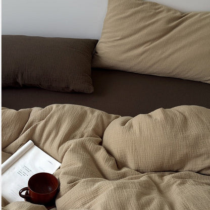 Premium Katoenen Beddengoed Set - 100% Katoen in 3 Maten