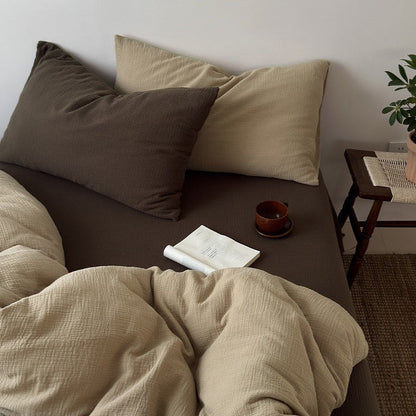 Premium Katoenen Beddengoed Set - 100% Katoen in 3 Maten