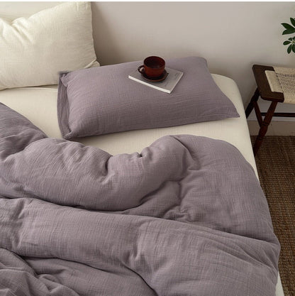 Premium Katoenen Beddengoed Set - 100% Katoen in 3 Maten