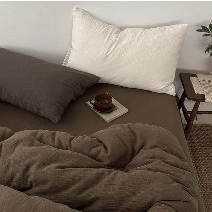 Premium Katoenen Beddengoed Set - 100% Katoen in 3 Maten