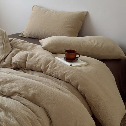 Premium Katoenen Beddengoed Set - 100% Katoen in 3 Maten