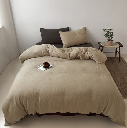 Premium Katoenen Beddengoed Set - 100% Katoen in 3 Maten