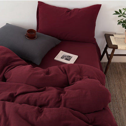Premium Katoenen Beddengoed Set - 100% Katoen in 3 Maten