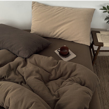 Premium Katoenen Beddengoed Set - 100% Katoen in 3 Maten