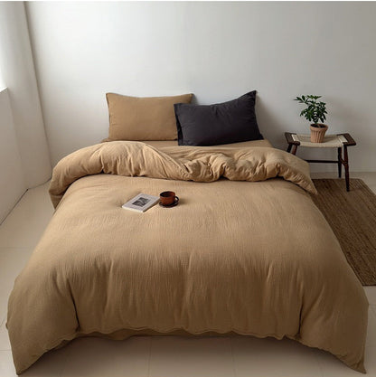 Premium Katoenen Beddengoed Set - 100% Katoen in 3 Maten