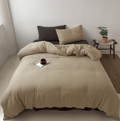 Premium Katoenen Beddengoed Set - 100% Katoen in 3 Maten