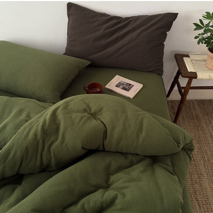 Premium Katoenen Beddengoed Set - 100% Katoen in 3 Maten