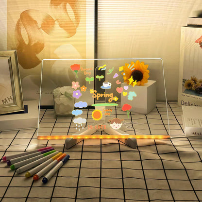 IllumiSchrijf LED Tekenbord – Herbruikbaar Lichtbord voor Creatieve Geesten