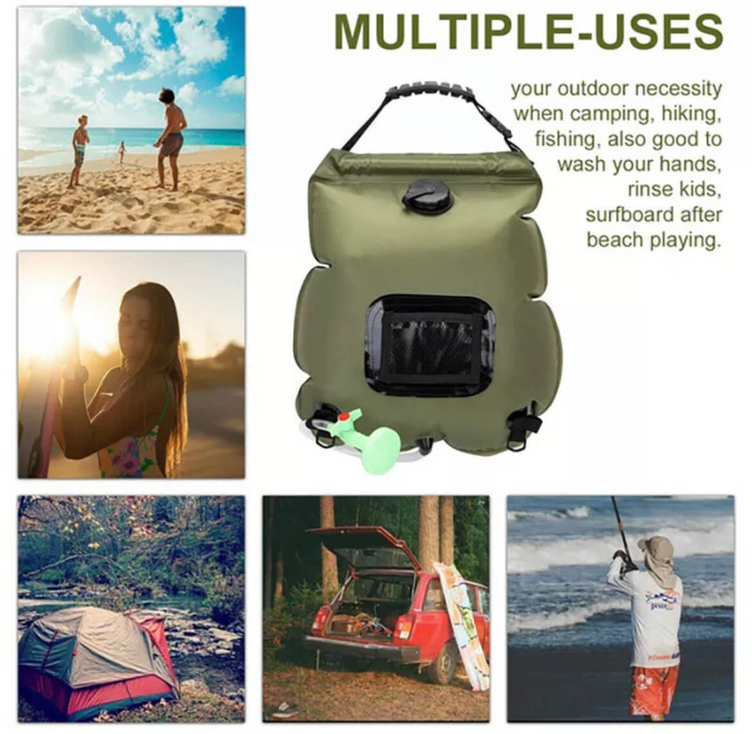 ZonFlow Opvouwbare Outdoor Douchezak – 20L Zonneverwarming