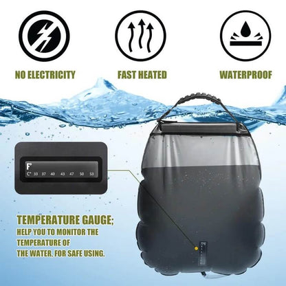 ZonFlow Opvouwbare Outdoor Douchezak – 20L Zonneverwarming