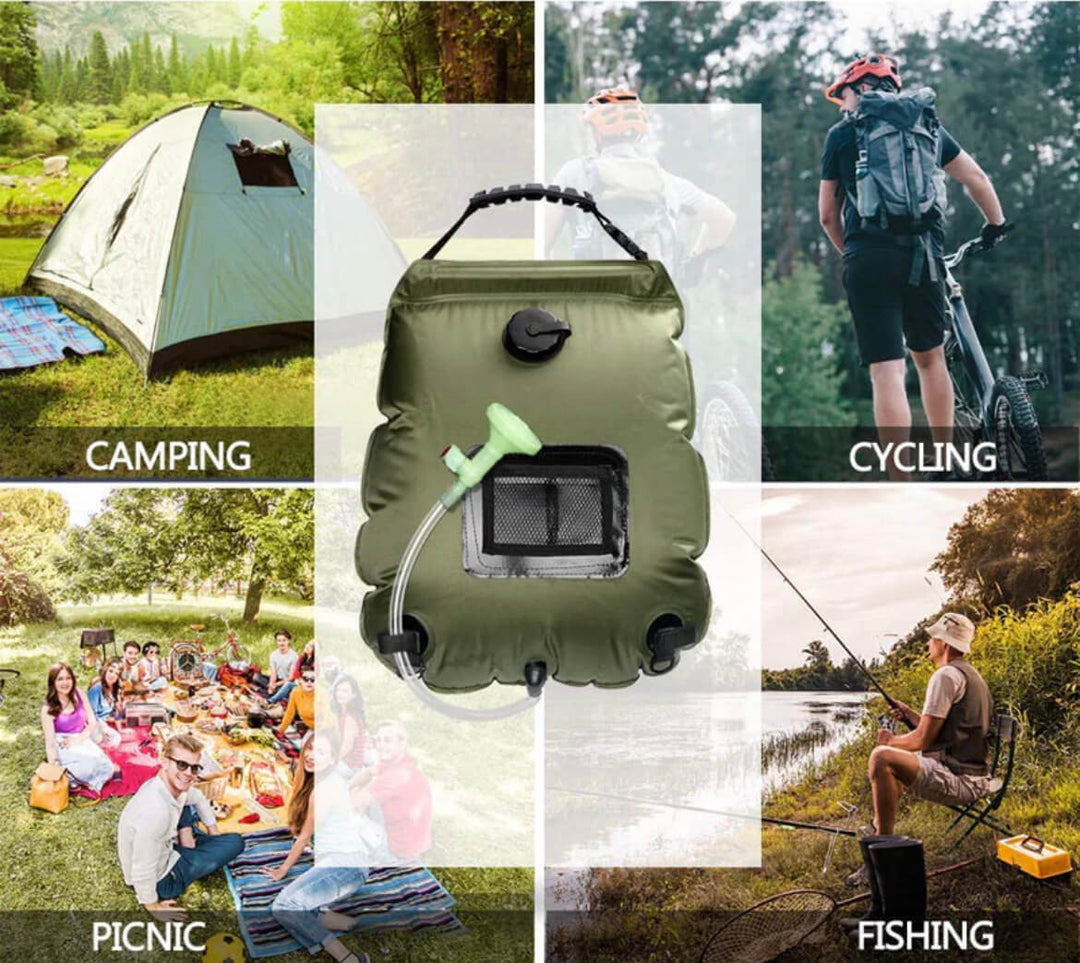 ZonFlow Opvouwbare Outdoor Douchezak – 20L Zonneverwarming